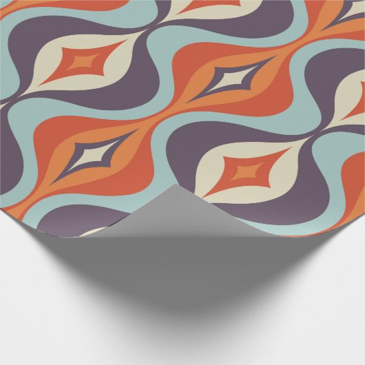 中世紀のモダン美術背景。抽象芸術幾何学 ラッピングペーパー (角)