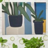 中世紀のモダン静物生活 キッチンタオル (折り畳み)