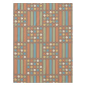 中世紀の円の線数々の色2 テーブルクロス (正面)