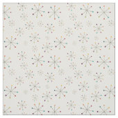 中世紀の原子モダン年齢クリームパターン ファブリック (見本)