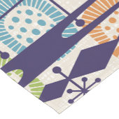 中世紀の原子モダン年齢抽象芸術パターン ショートテーブルランナー (コーナー)