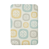 中世紀の原子モダン年齢抽象芸術パターン バスマット (正面縦)