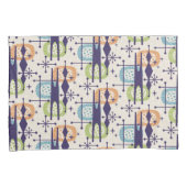 中世紀の原子モダン年齢抽象芸術パターン 枕カバー (正面右)