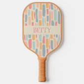 中世紀の小石モダン文様 ピックルボールラケット (正面)