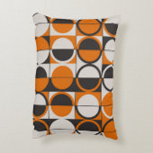 中世紀の幾何抽象芸術パタシンプルーン アクセントクッション (裏面(縦))