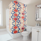 中世紀の抽象芸術:シモダンームレスデザイン。 シャワーカーテン (インサイチュ)