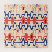 中世紀の抽象芸術：シモダンームレスデザイン。 ジグソーパズル (横)