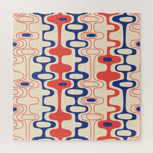 中世紀の抽象芸術：シモダンームレスデザイン。 ジグソーパズル (縦)