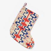 中世紀の抽象芸術:シモダンームレスデザイン。 スモールクリスマスストッキング (正面 (吊り時))