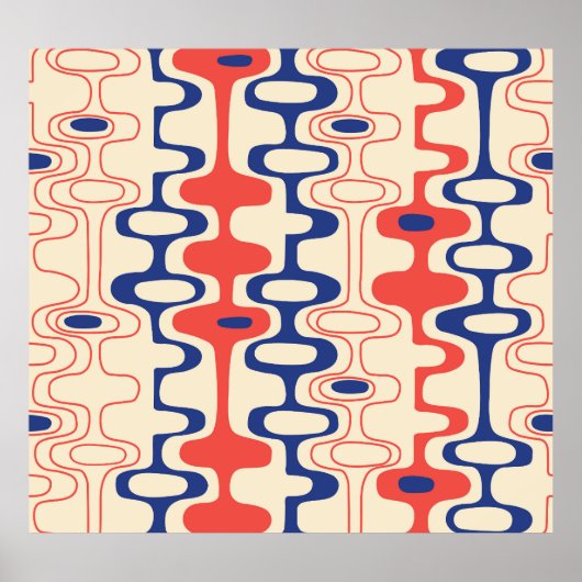 中世紀の抽象芸術：シモダンームレスデザイン。 ポスター (正面)