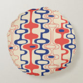 中世紀の抽象芸術：シモダンームレスデザイン。 ラウンドクッション (裏面)