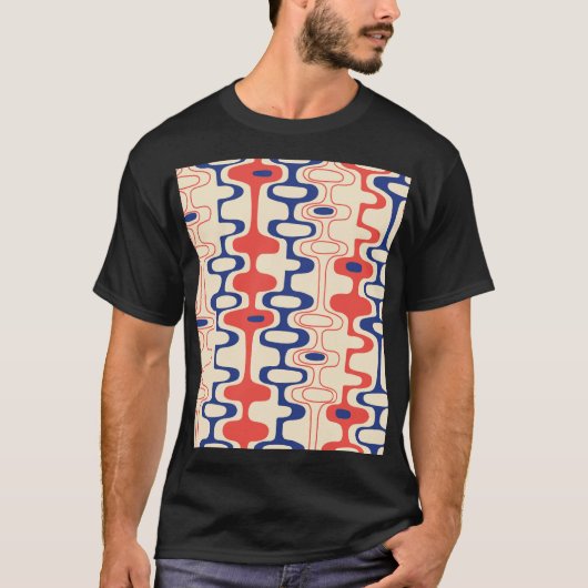 中世紀の抽象芸術:シモダンームレスデザイン。 Tシャツ (正面)