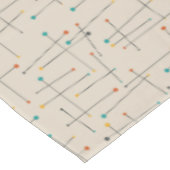 中世紀の線と円原子時代タン テーブルクロス (アングル)