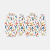 中世紀の花モダンカラフル柄 フェイバーボックス (折り畳みなし)