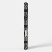 中世紀エレガントのアモダンーチライン白黒 Case-Mate iPhoneケース (裏面 / 右)