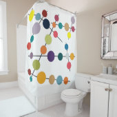 中世紀オリーブモダンズ シャワーカーテン (インサイチュ)