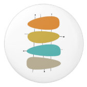 中世紀カラフルのモダンギターピック セラミックノブ (正面)