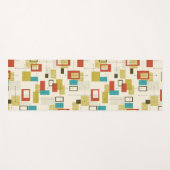 中世紀カラフルの幾何学的シームレスパターン ヨガマット (正面(横))