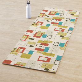 中世紀カラフルの幾何学的シームレスパターン ヨガマット