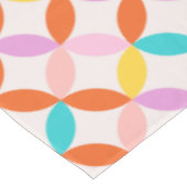 中世紀カラフルレトロモダン抽象芸術パターン テーブルクロス (アングル)