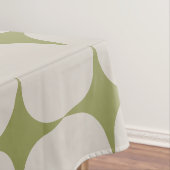 中世紀スタイリッシュセージモダングリーンパターン テーブルクロス (インサイチュ)