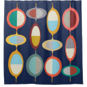 中世紀スタイル74モダンシャワーカーテン シャワーカーテン (正面)