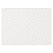 中世紀パタモダンーン淡い色のベージュ白 テーブルクロス (正面(横))