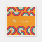 中世紀パタモダンーン2 スタンダードカクテルナプキン (正面)