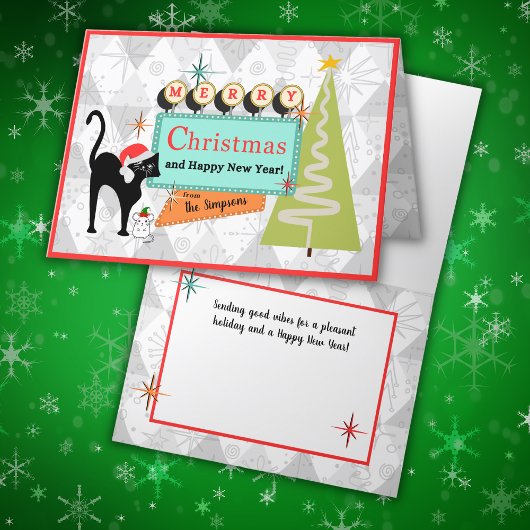 中世紀パーソナライズされたのクリスマスカード シーズンカード