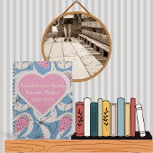 中世紀パーソナライズされたピンクキープサケレシピ本 ノートブック