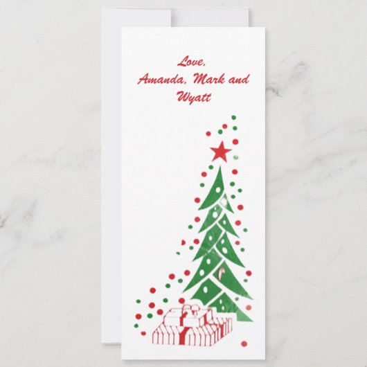 中世紀ファッションドの古い写真カスタムクリスマス シーズンカード (裏面)