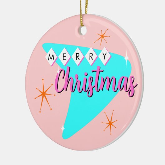 中世紀メリーのクリスマス セラミックオーナメント (左)