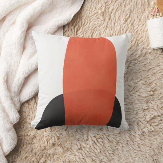 中世紀モダンの抽象芸術石 クッション (ブランケット)