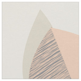 中世紀モダンの落下葉 ファブリック