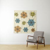 中世紀モダンスターバスト数々の色 タペストリー (インサイチュ(横))