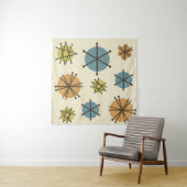 中世紀モダンスターバスト数々の色 タペストリー (インサイチュ)