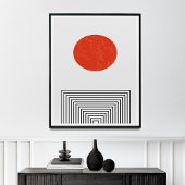 中世紀モダンレトロアインスパイアート ポスター