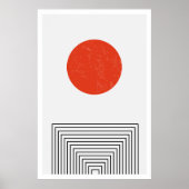 中世紀モダンレトロアインスパイアート ポスター (正面)