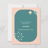 中世紀モダンレトロ写真の保存日付 (裏面)