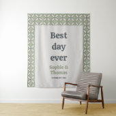 中世紀モダンレトロ結婚の最高の日前 タペストリー (インサイチュ)