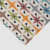 中世紀モダン原子年代パターン 薄葉紙 (詳細)