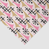 中世紀モダン原子年代パターン 薄葉紙 (詳細)