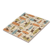 中世紀モダン原子年代宇宙パターン タイル (側面)