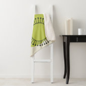 中世紀モダン原子時代14グリーンブルー シェルパブランケット (インサイチュ)