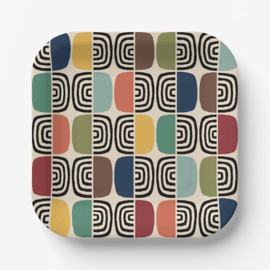 中世紀モダン原子時代 ペーパープレート (正面)