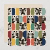 中世紀モダン原子時代 招待状 (正面/裏面)