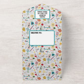 中世紀モダン原子時代STEM物理散乱 オールインワン招待状 (外側)