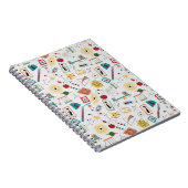 中世紀モダン原子時代STEM物理散乱 ノートブック (右側)