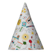 中世紀モダン原子時代STEM物理散乱 パーティーハット (右)