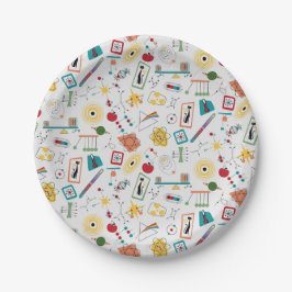 中世紀モダン原子時代STEM物理散乱 ペーパープレート